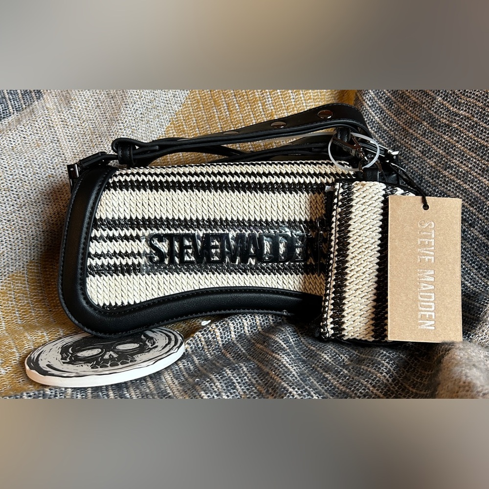 Steve Madden Woven Shoulder Bag